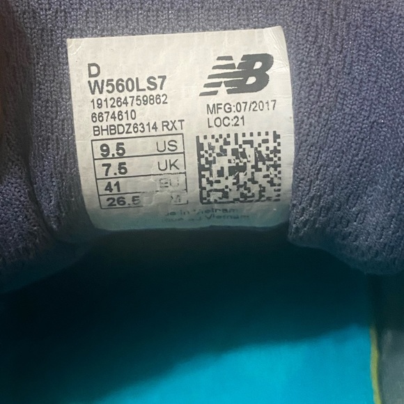 New Balance NB Women Abzorb Running Shoes Sneakers W560LS7 - Size 9.5 - Picture 10 of 13